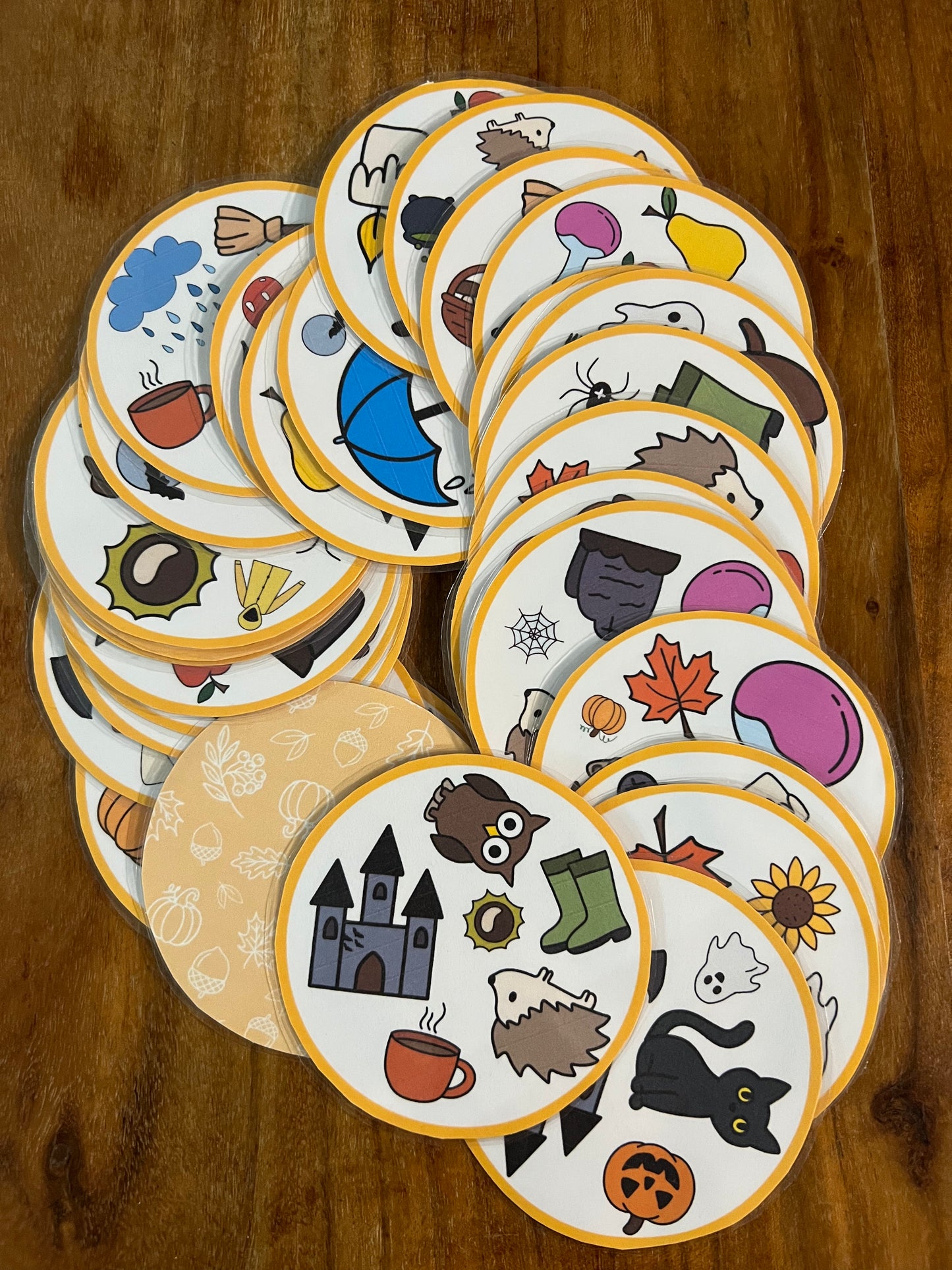 Podzimní postřehovka-najdi dvojici!