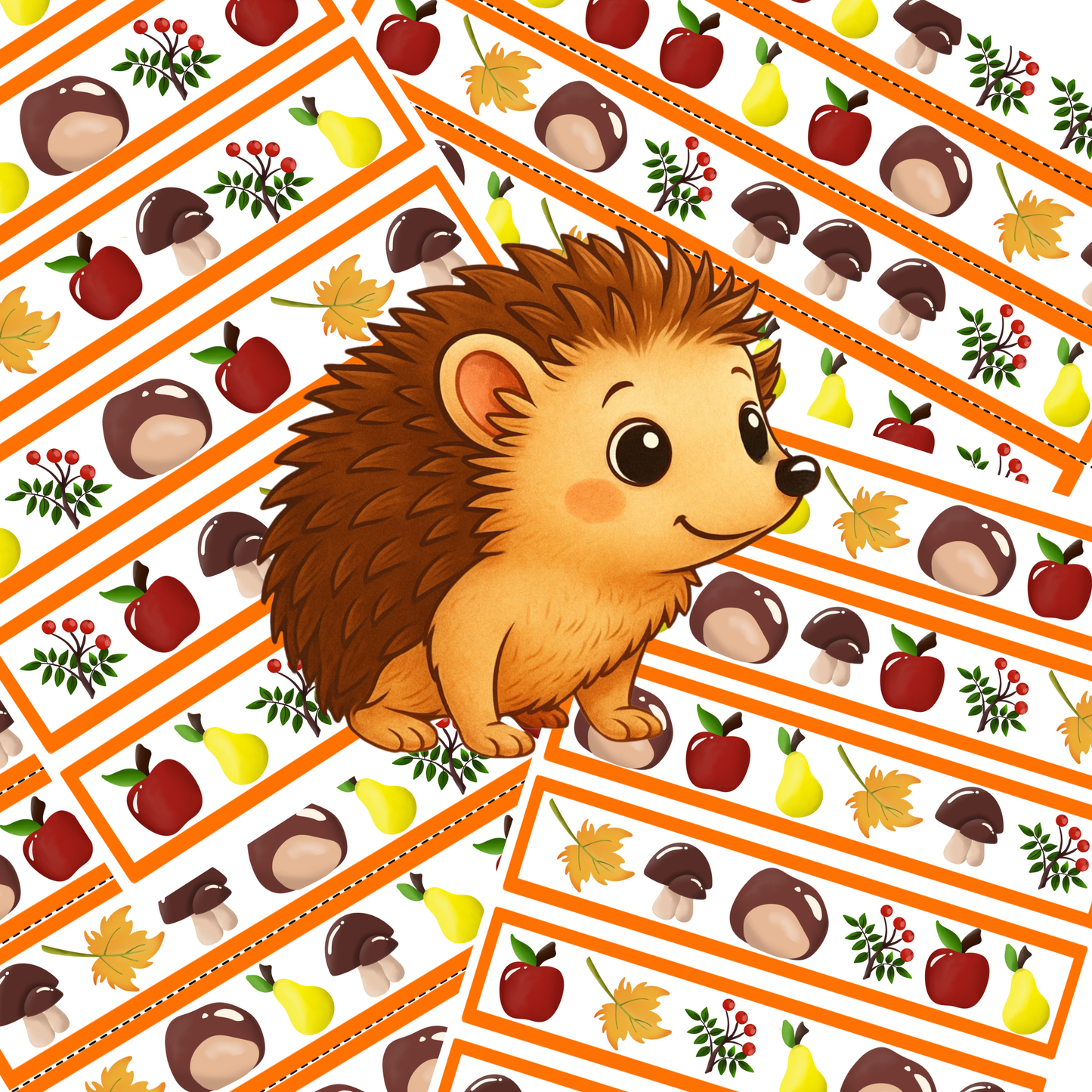 Podzimní kolíčkování - Ježečkova podzimní sklizeň