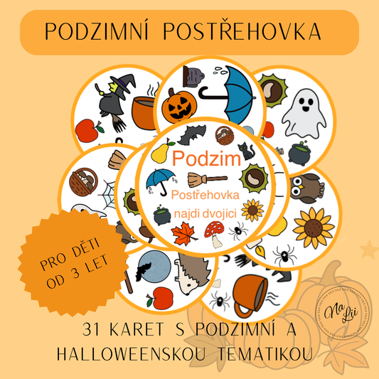 Postřehová hra najdi dvojici dobble